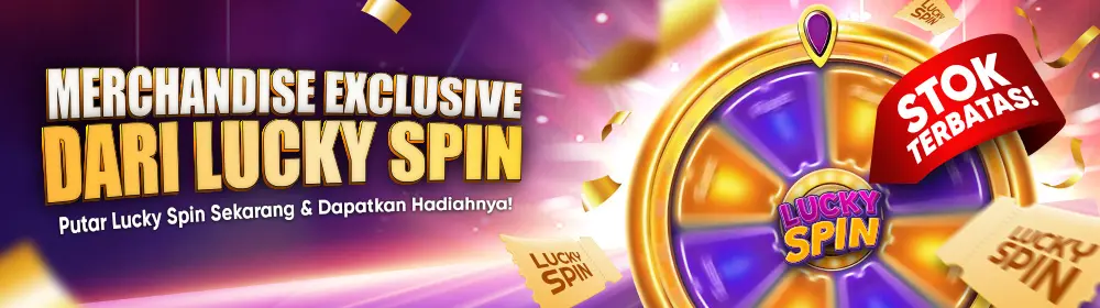 Merchandise Exclusive Dari Lucky Spin